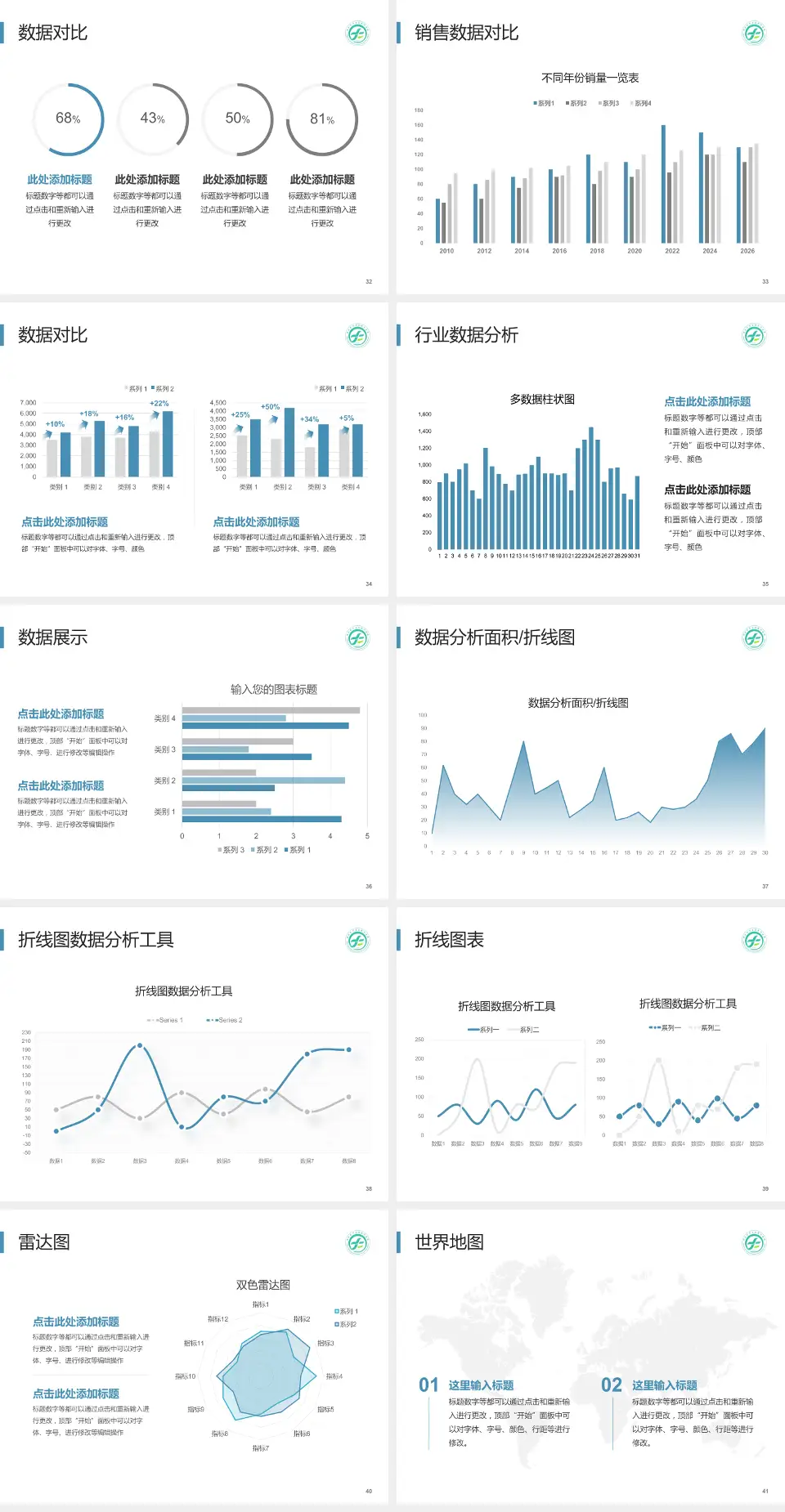 湖北省新华医院会议与研讨会PPT模板4:3格式幻灯片预览图5