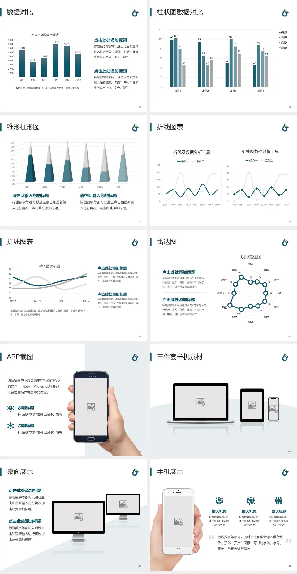 武汉市第六医院医院管理报告PPT模板4:3格式幻灯片预览图6
