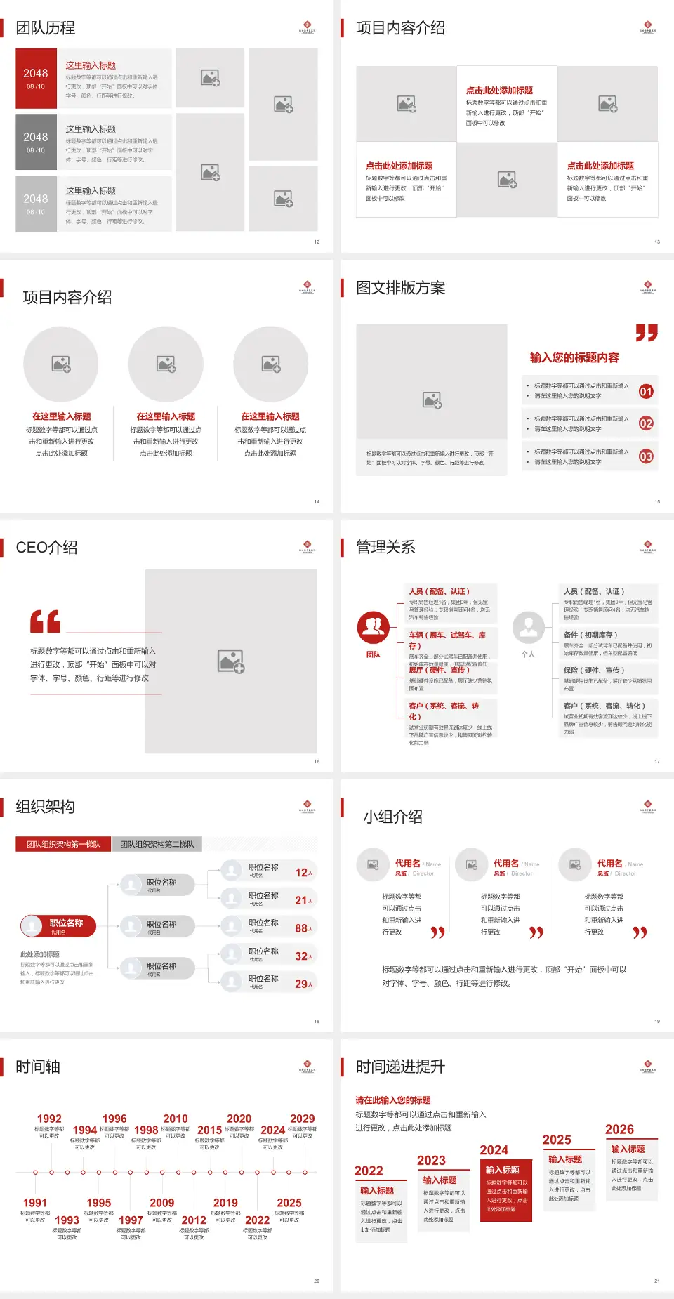 红安县中医医院医院管理报告PPT模板4:3格式幻灯片预览图3