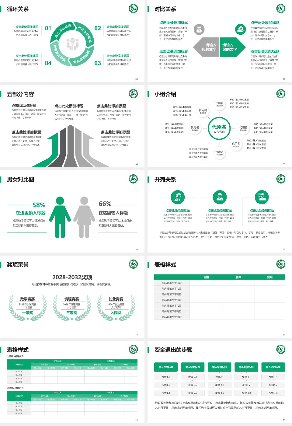 咸宁市中心医院医院简介/日常通用PPT模板16:9格式幻灯片预览图5