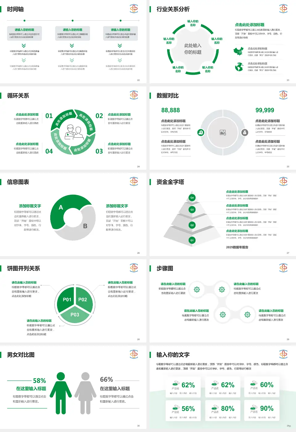 武汉亚洲心脏病医院医院管理报告PPT模板16:9格式幻灯片预览图4