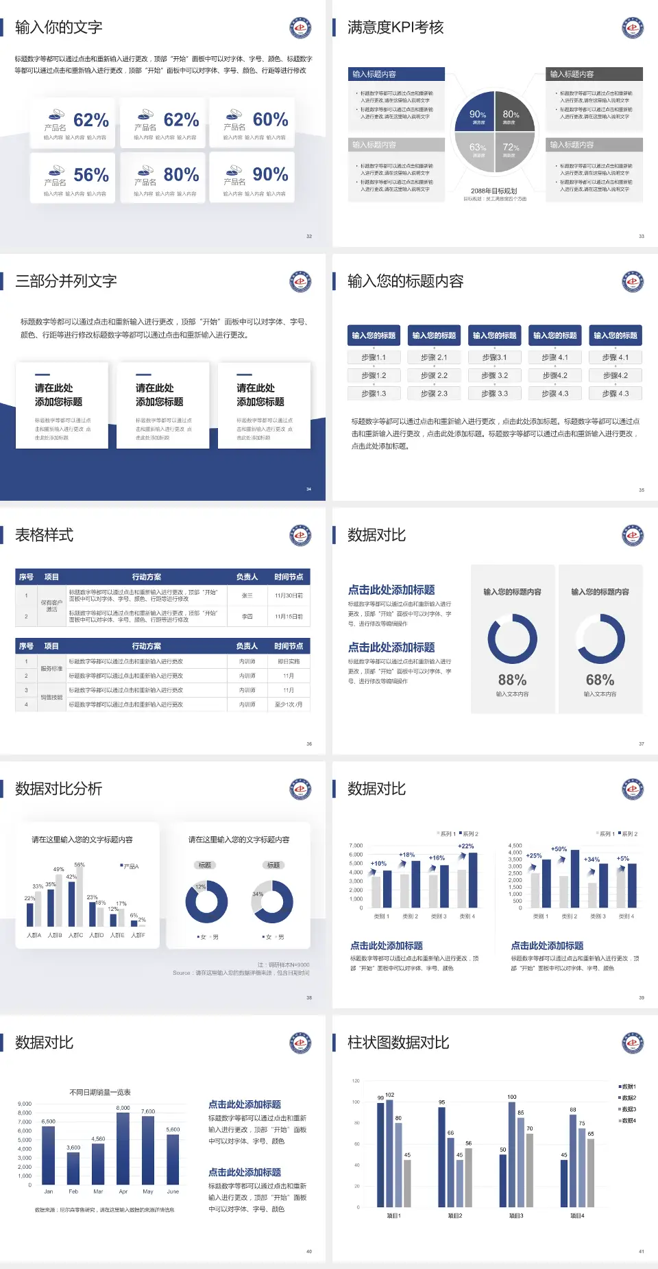 恩施州中心医院科研成果展示PPT模板4:3格式幻灯片预览图5