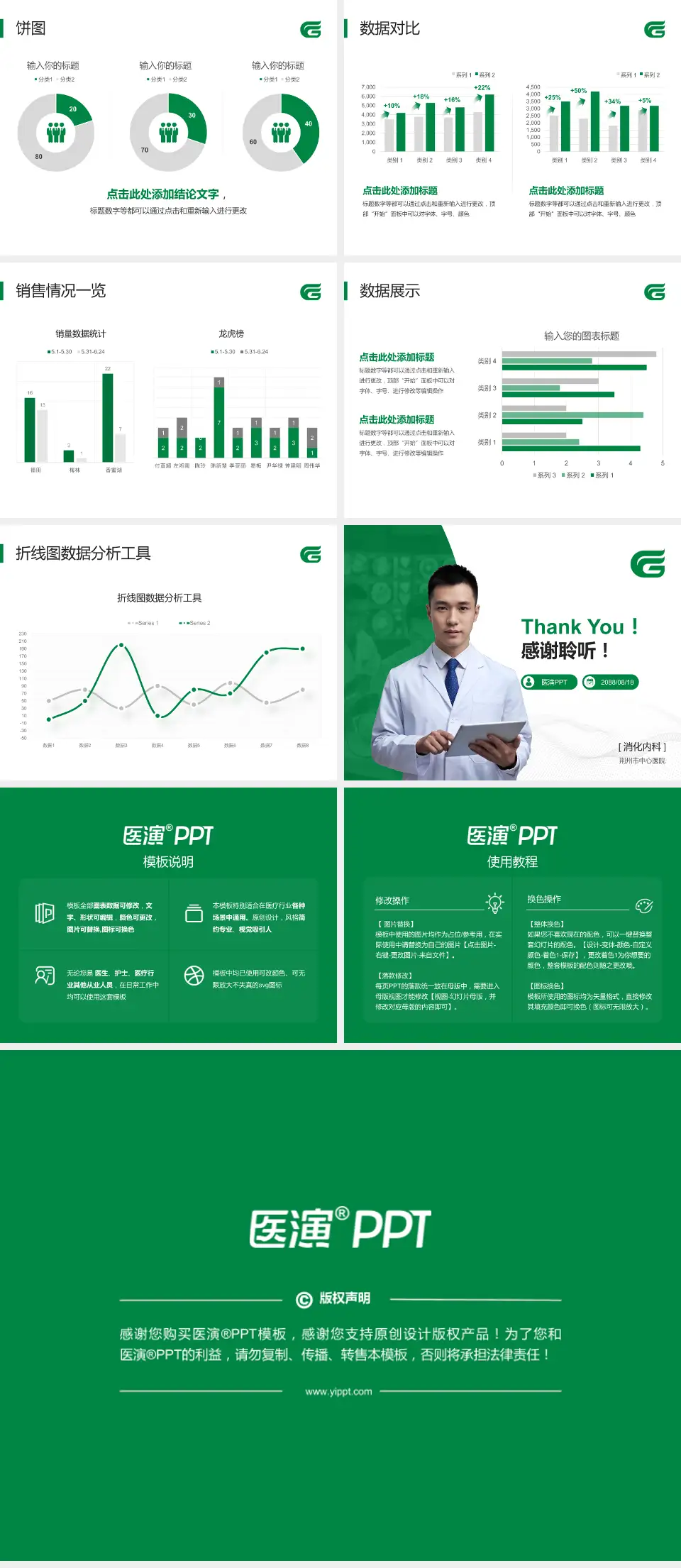 荆州市中心医院病例分享与讨论PPT模板4:3格式幻灯片预览图4