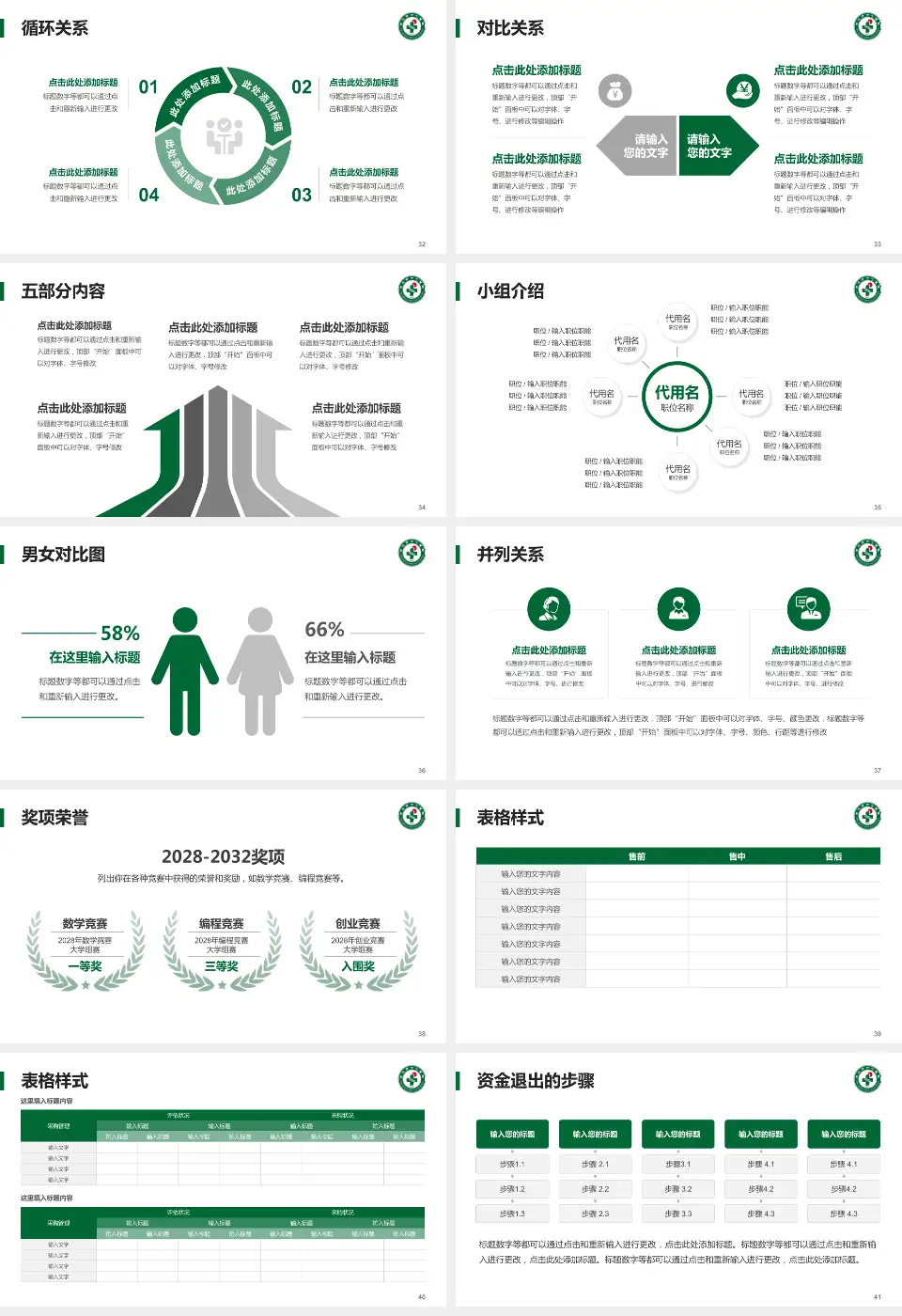 武汉市中心医院后湖院区医院简介/日常通用PPT模板16:9格式幻灯片预览图5