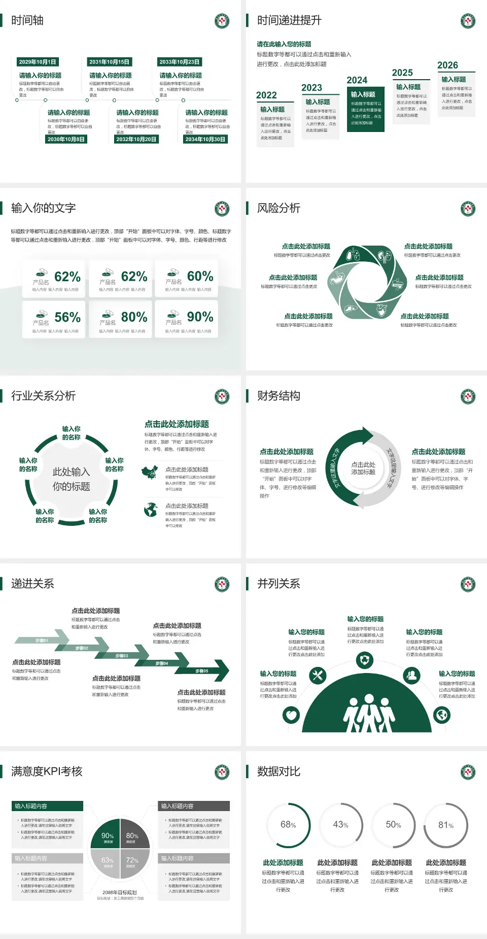 武汉市汉口医院病例分享与讨论PPT模板4:3格式幻灯片预览图3