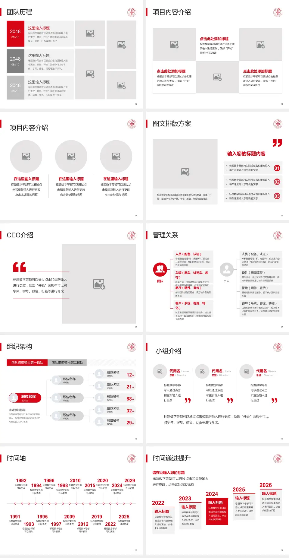 湖北省中医院(光谷院区)医院管理报告PPT模板4:3格式幻灯片预览图3