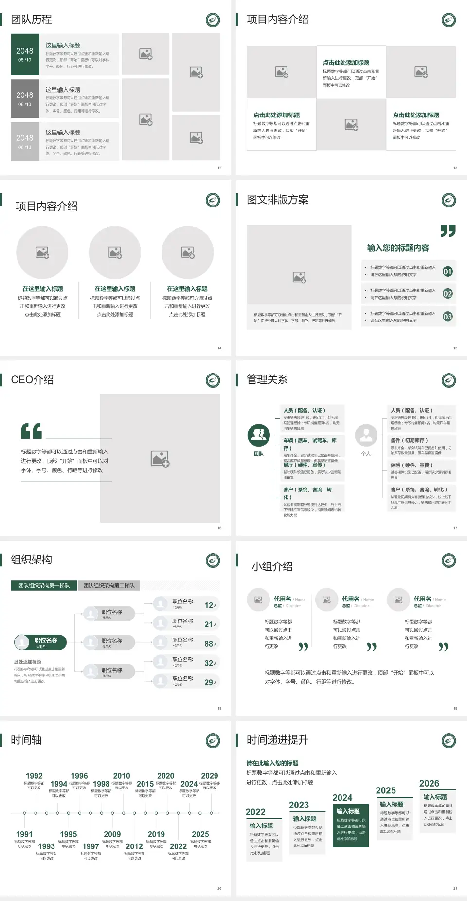 武汉市中医医院医院管理报告PPT模板4:3格式幻灯片预览图3