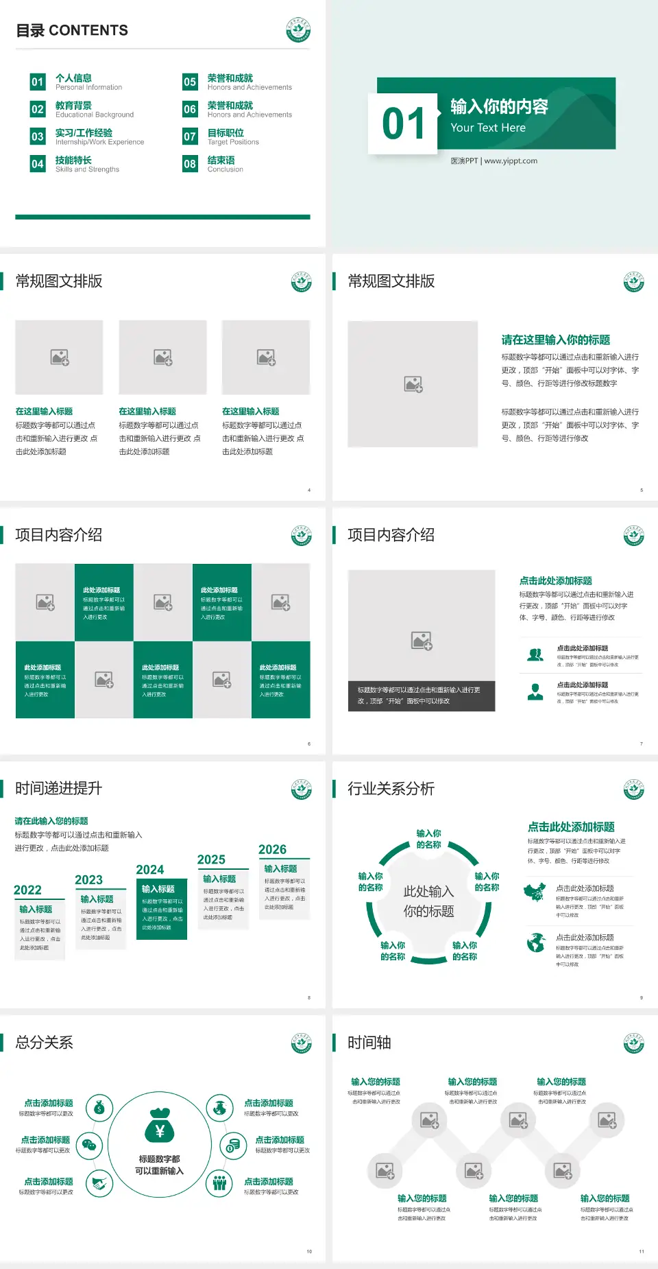 武汉市武昌医院南湖院区财务与预算报告PPT模板4:3格式幻灯片预览图2