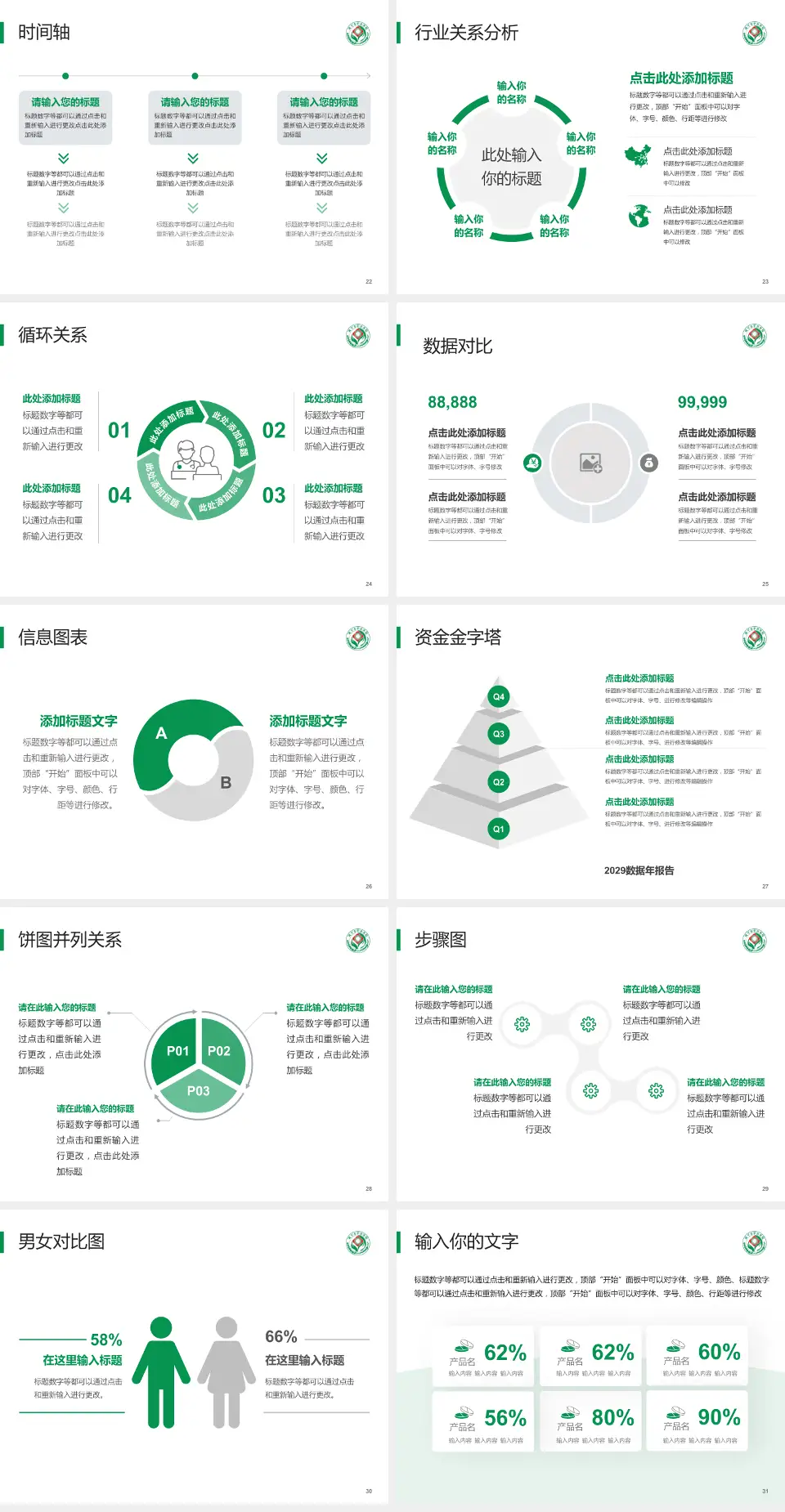 咸宁市中医医院高新院区医院管理报告PPT模板4:3格式幻灯片预览图4