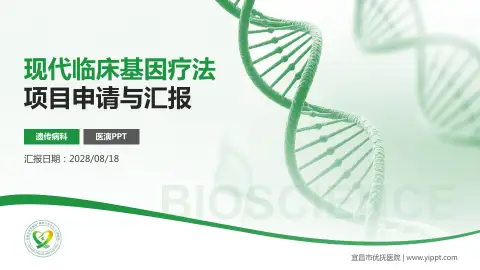 宜昌市优抚医院项目申请与汇报PPT模板