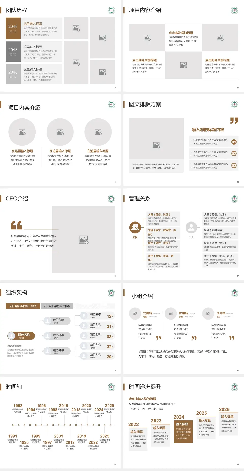 宜昌市中医医院医院管理报告PPT模板4:3格式幻灯片预览图3