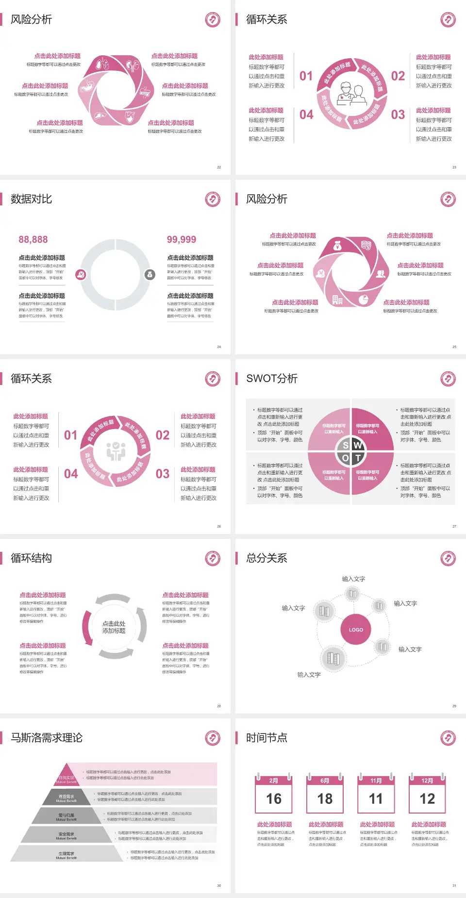 宜昌市妇幼保健院科研成果展示PPT模板4:3格式幻灯片预览图4