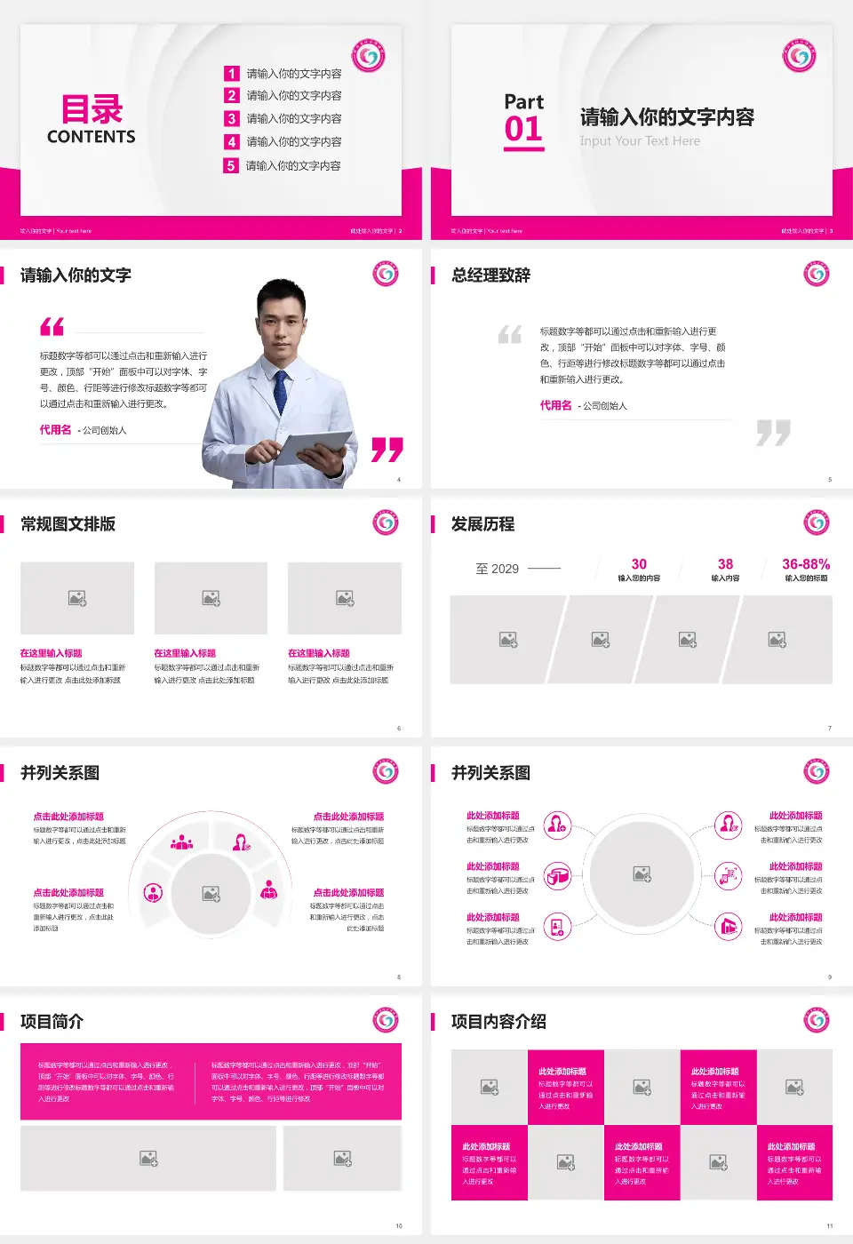 湖北省妇幼保健院洪山院区医院管理报告PPT模板16:9格式幻灯片预览图2