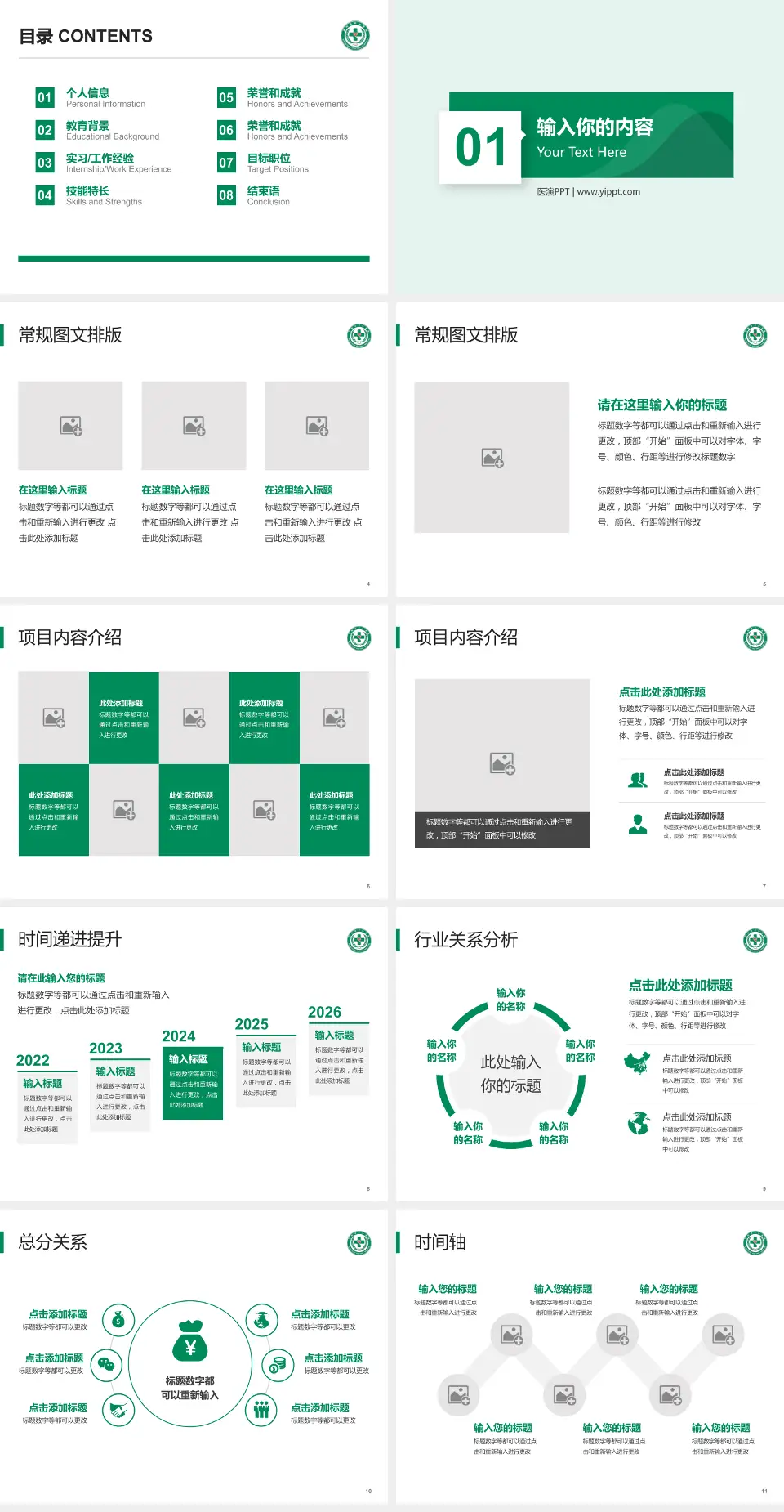 襄阳市中心医院北院区财务与预算报告PPT模板4:3格式幻灯片预览图2