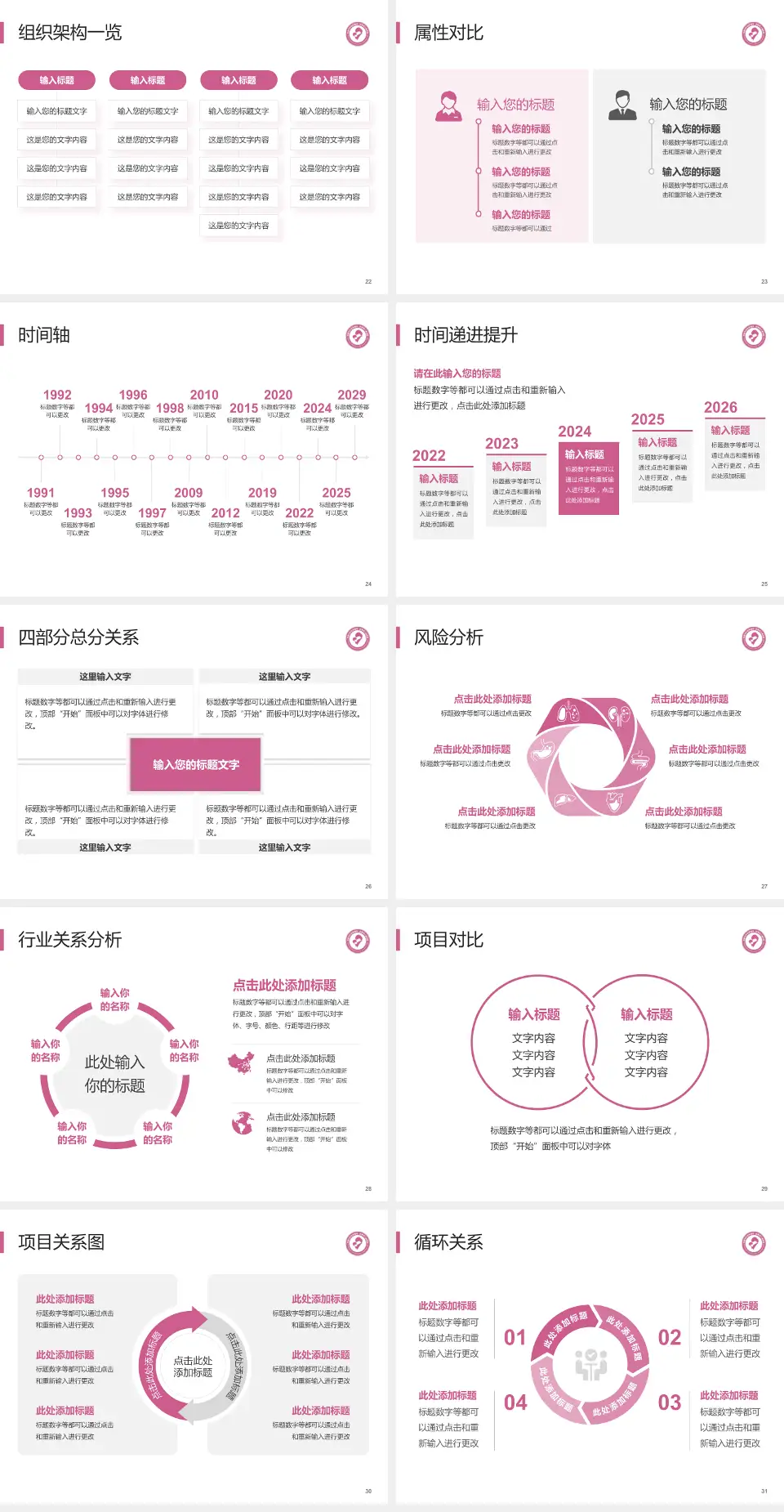 宜昌市妇幼保健院医疗行业比赛专用PPT模板4:3格式幻灯片预览图4