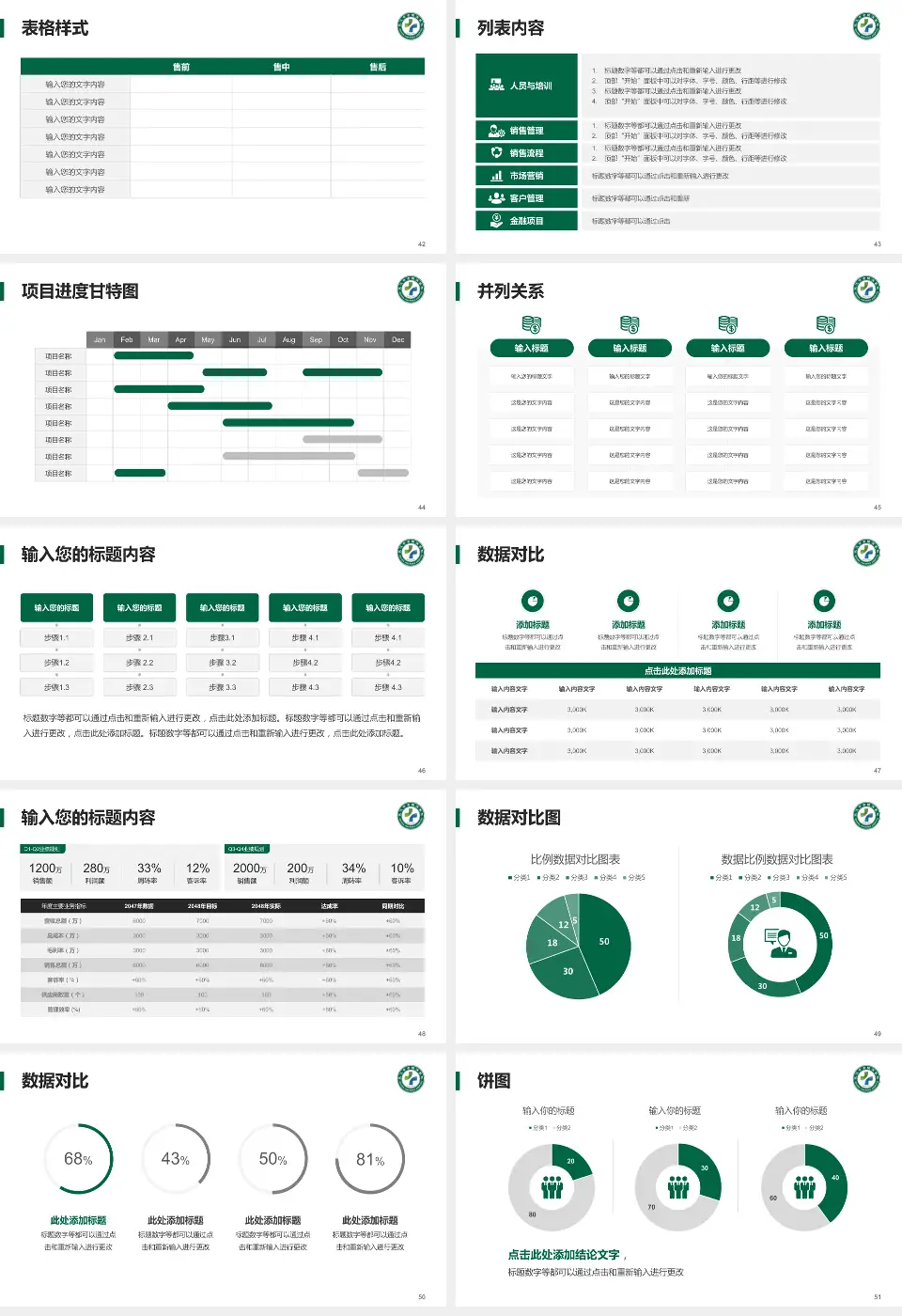 武汉市金银潭医院医疗行业比赛专用PPT模板16:9格式幻灯片预览图6