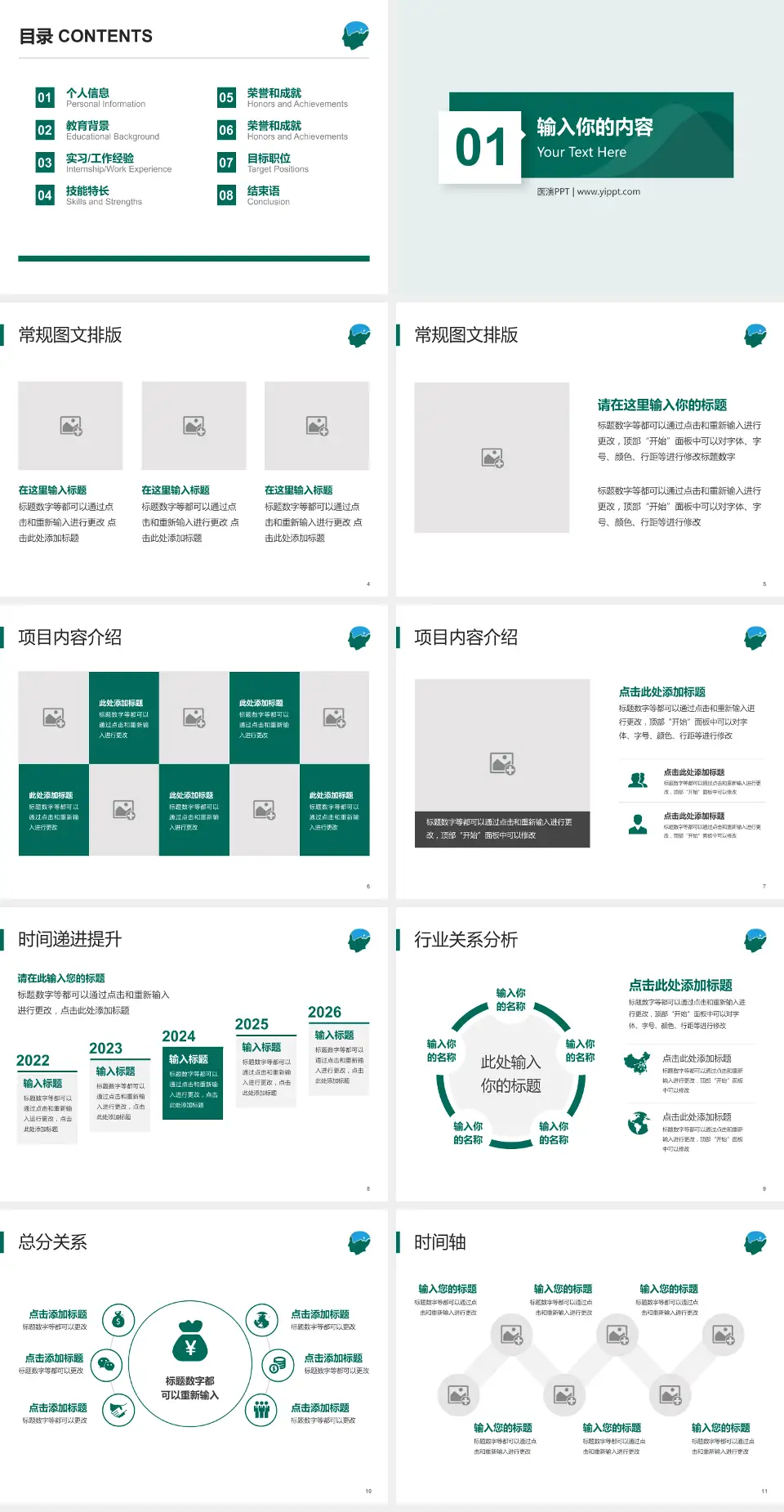 武汉脑科医院财务与预算报告PPT模板4:3格式幻灯片预览图2