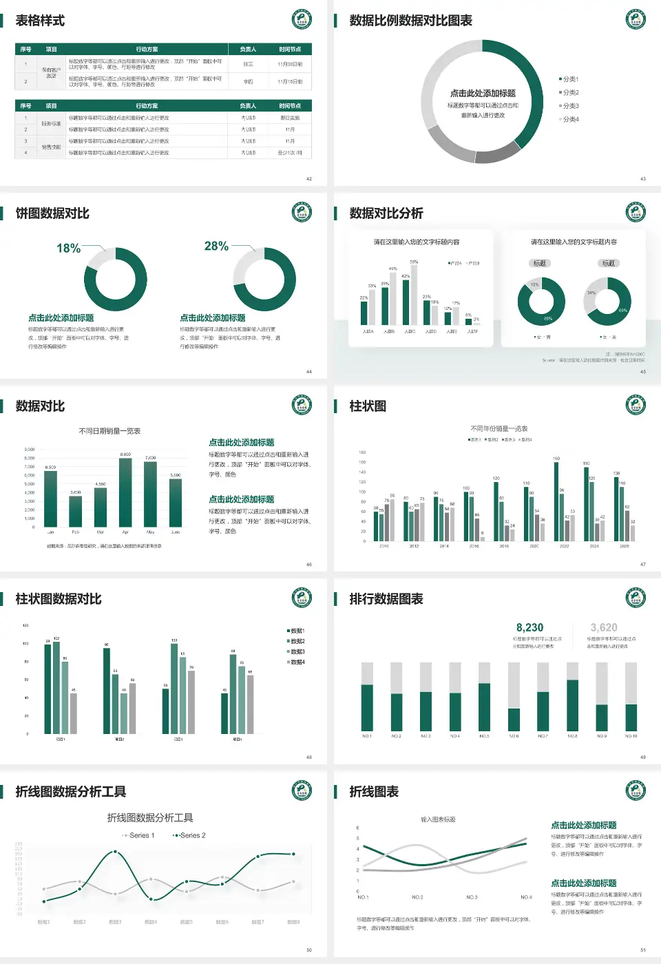 武汉市第四医院武胜路院区医院简介/日常通用PPT模板16:9格式幻灯片预览图6