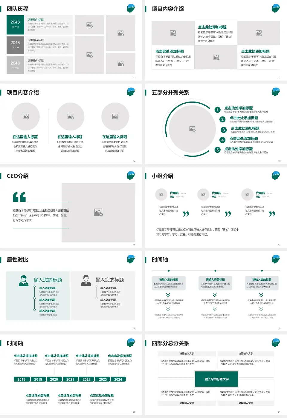 武汉脑科医院科研成果展示PPT模板16:9格式幻灯片预览图3