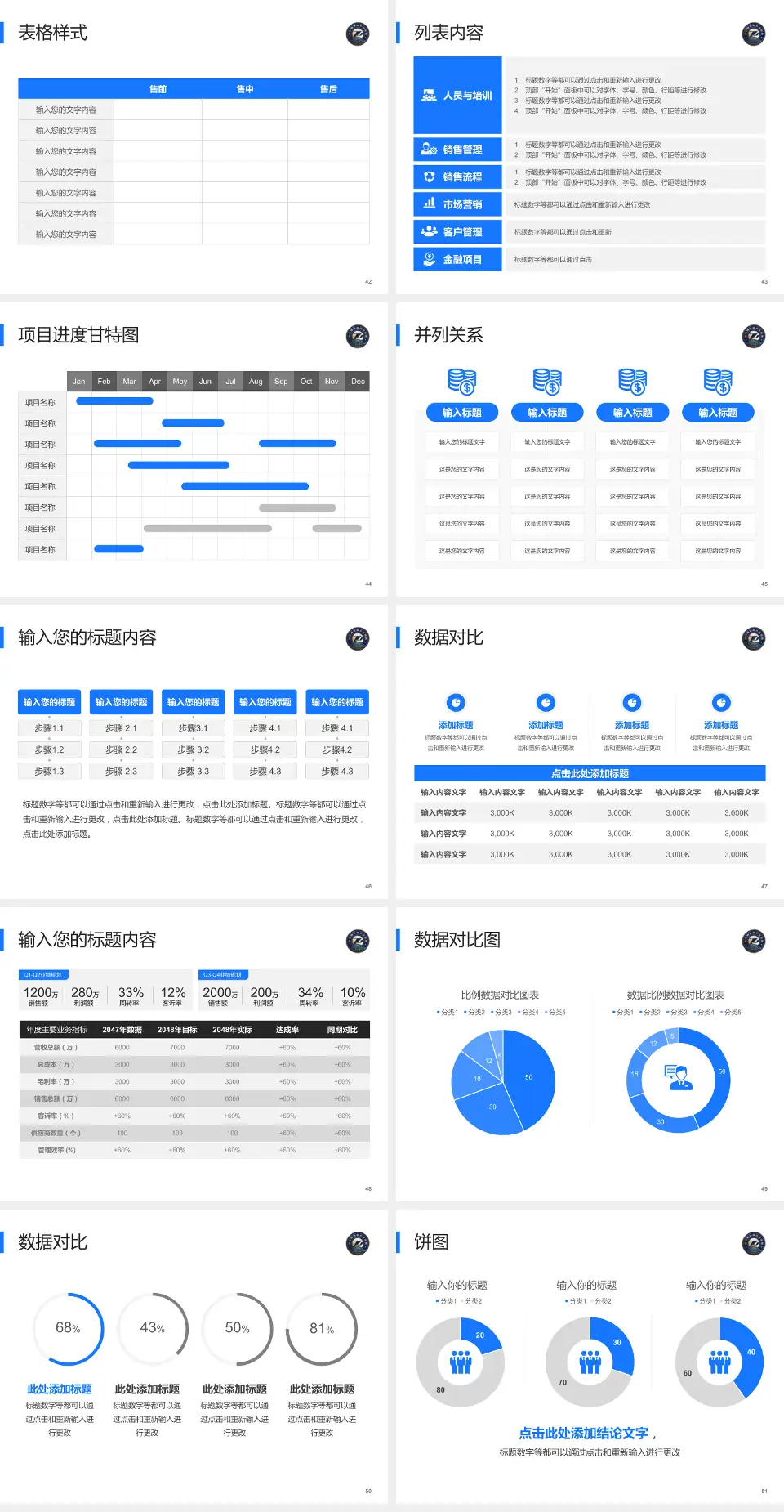 武汉同济航天城医院医疗行业比赛专用PPT模板4:3格式幻灯片预览图6