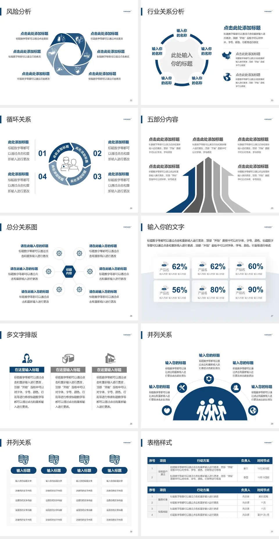 华润武钢总医院科室介绍与推广PPT模板4:3格式幻灯片预览图4