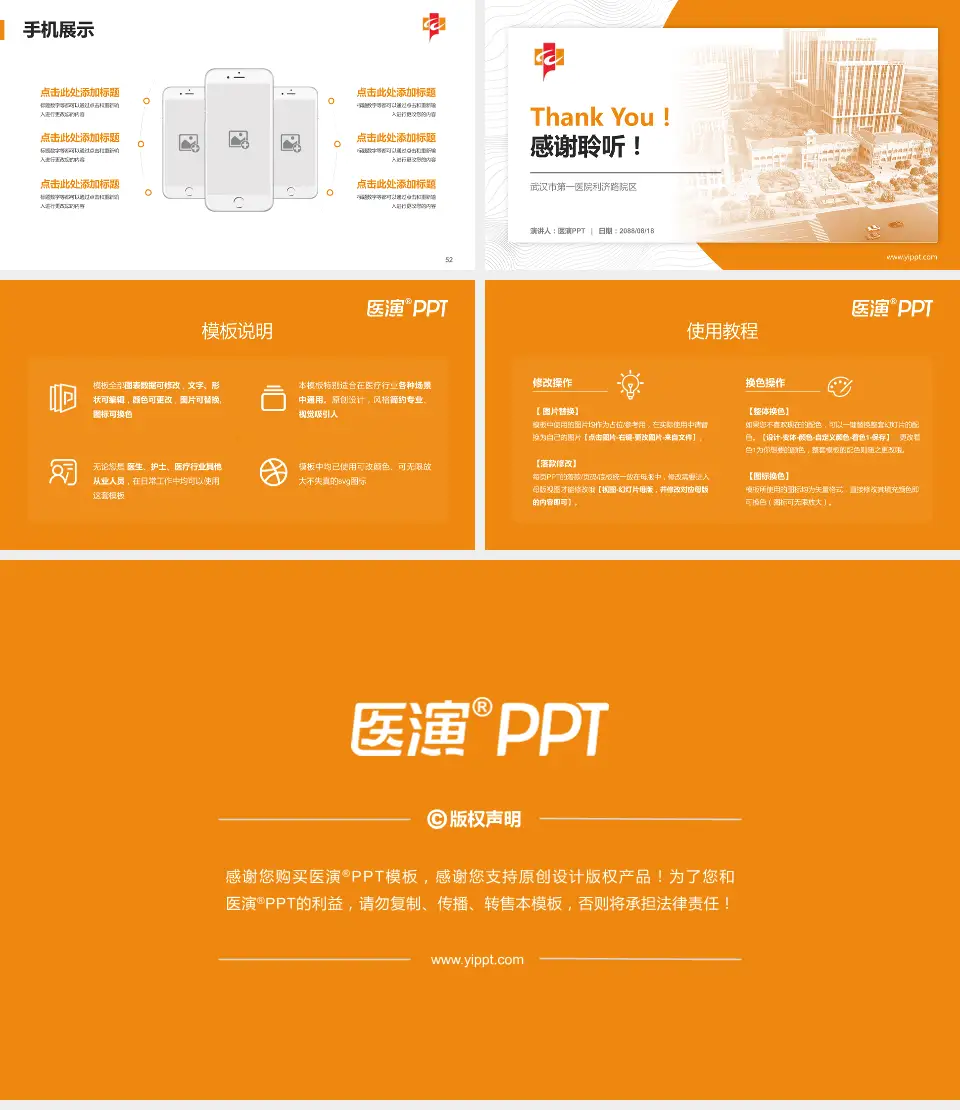 武汉市第一医院利济路院区医院管理报告PPT模板16:9格式幻灯片预览图7