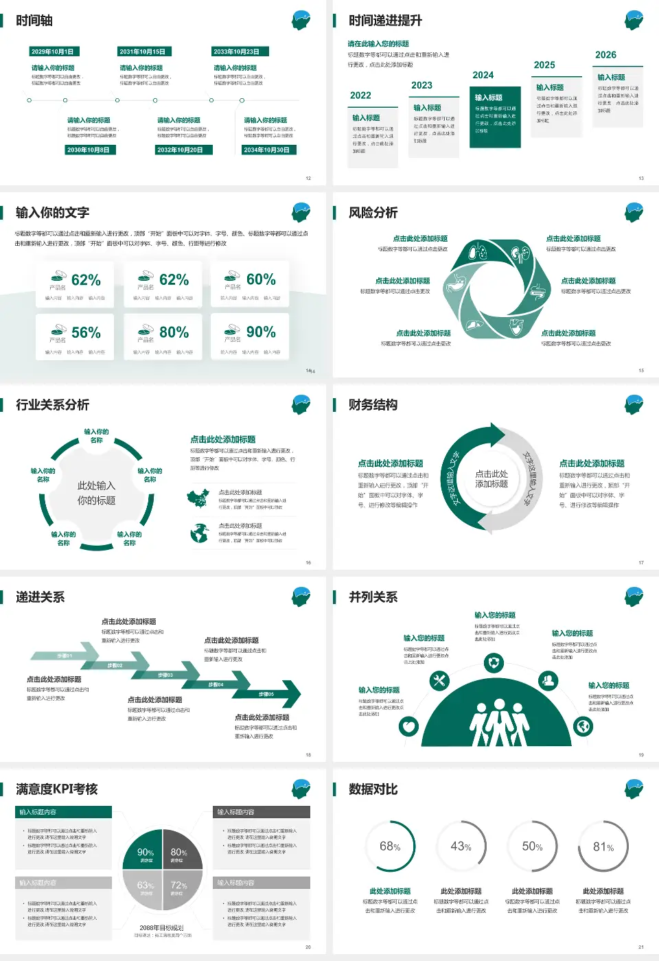 武汉脑科医院病例分享与讨论PPT模板16:9格式幻灯片预览图3