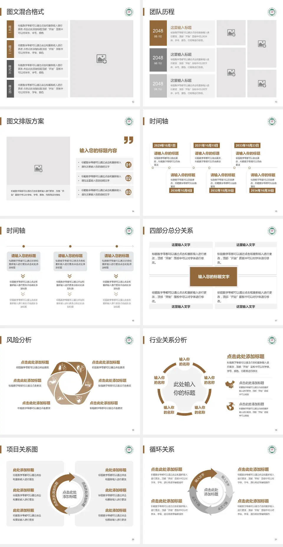 宜昌市中医医院项目申请与汇报PPT模板4:3格式幻灯片预览图3