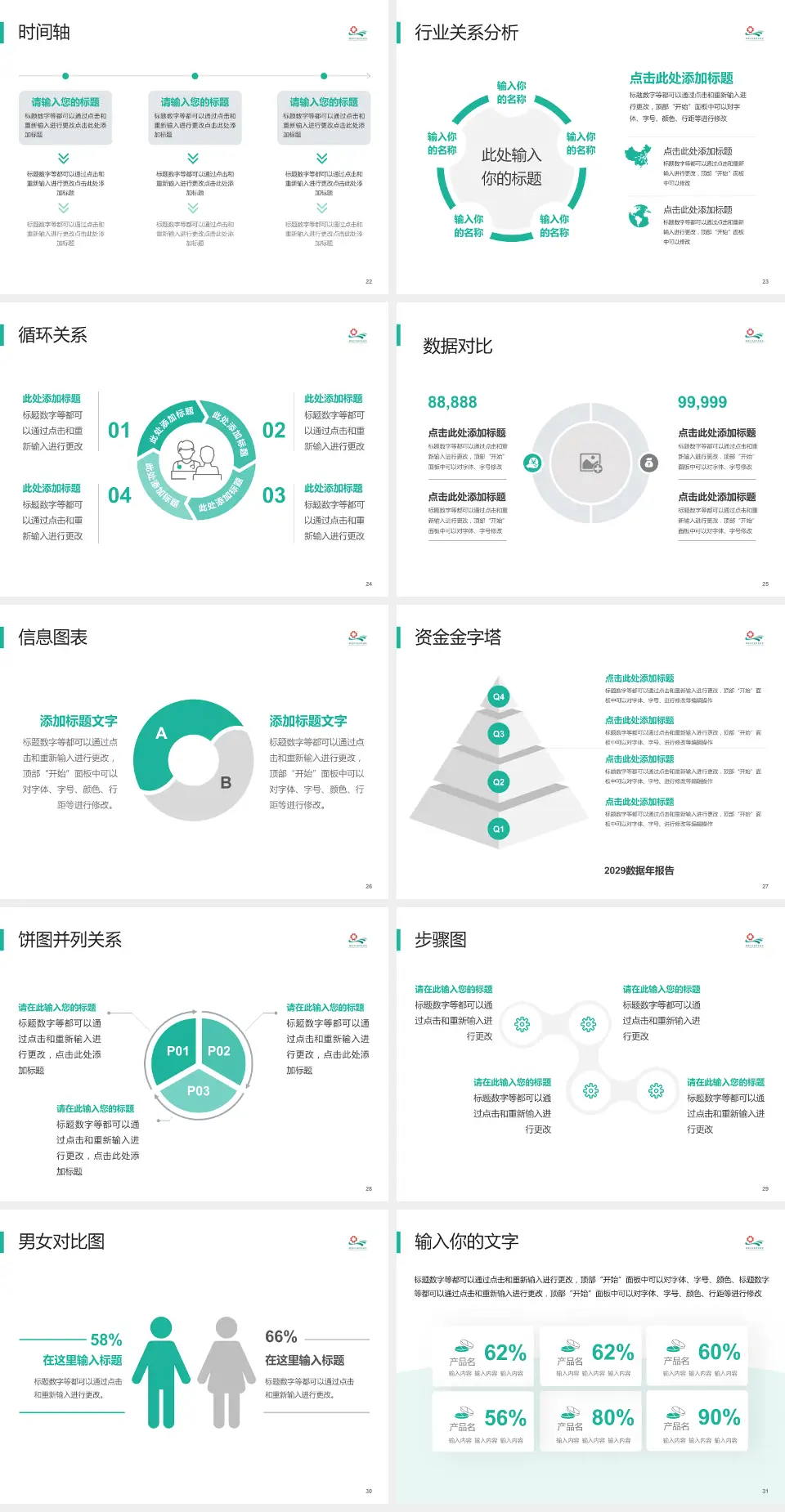 江汉石油管理局中心医院医院管理报告PPT模板4:3格式幻灯片预览图4