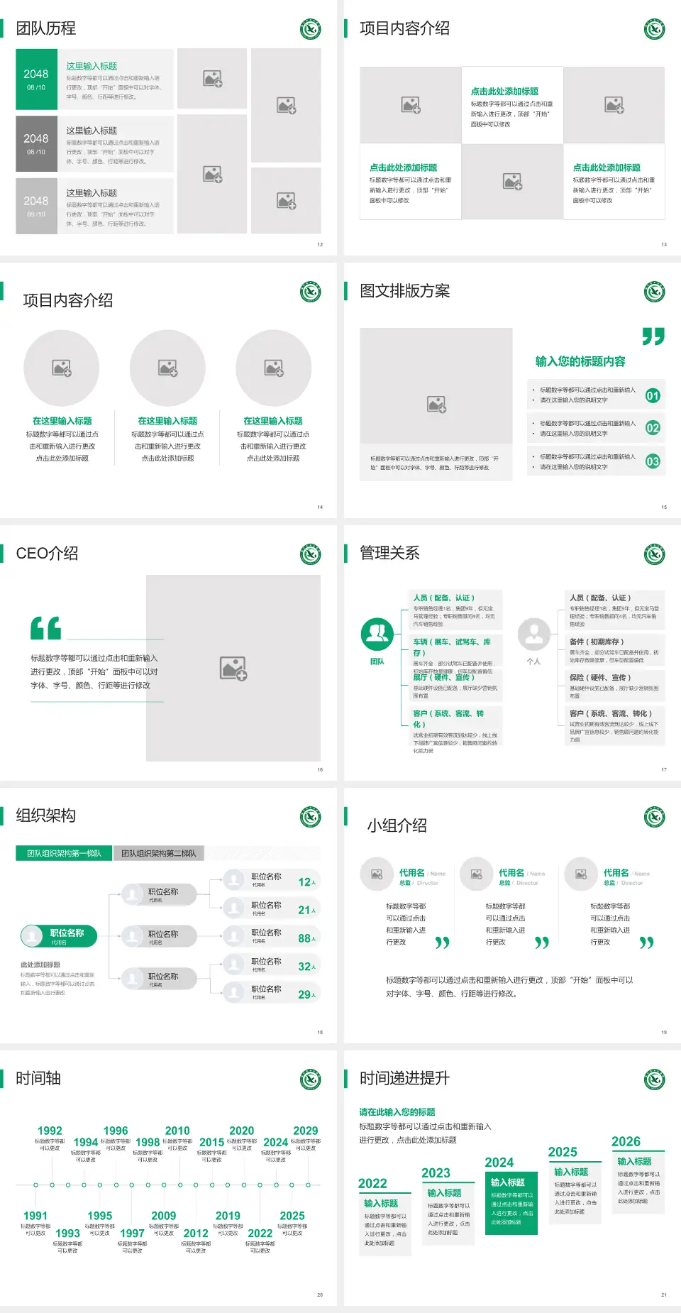 咸宁市中心医院医院管理报告PPT模板4:3格式幻灯片预览图3