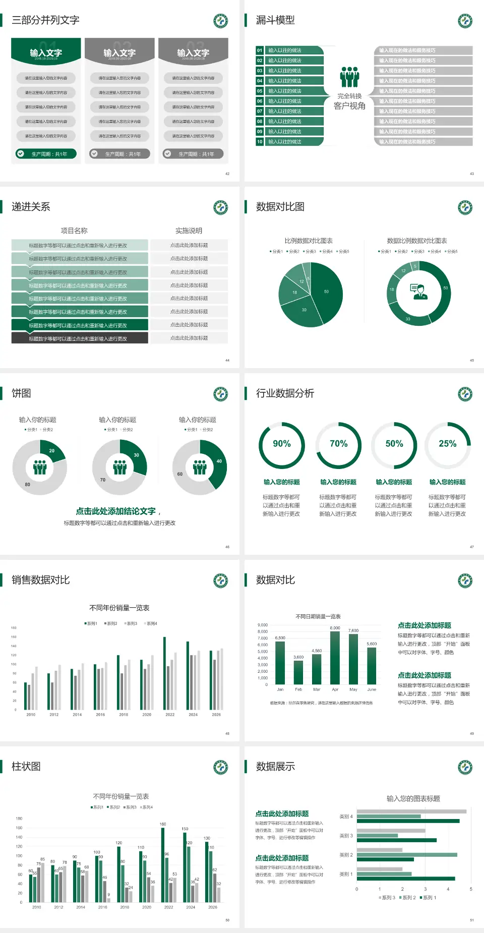 武汉市金银潭医院患者教育与指导PPT模板4:3格式幻灯片预览图6