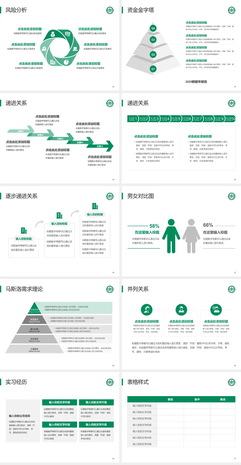 襄阳市中心医院东津院区项目申请与汇报PPT模板4:3格式幻灯片预览图4