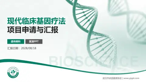 武汉市武昌医院东区项目申请与汇报PPT模板