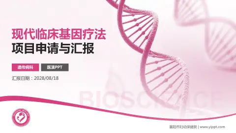 襄阳市妇幼保健院项目申请与汇报PPT模板