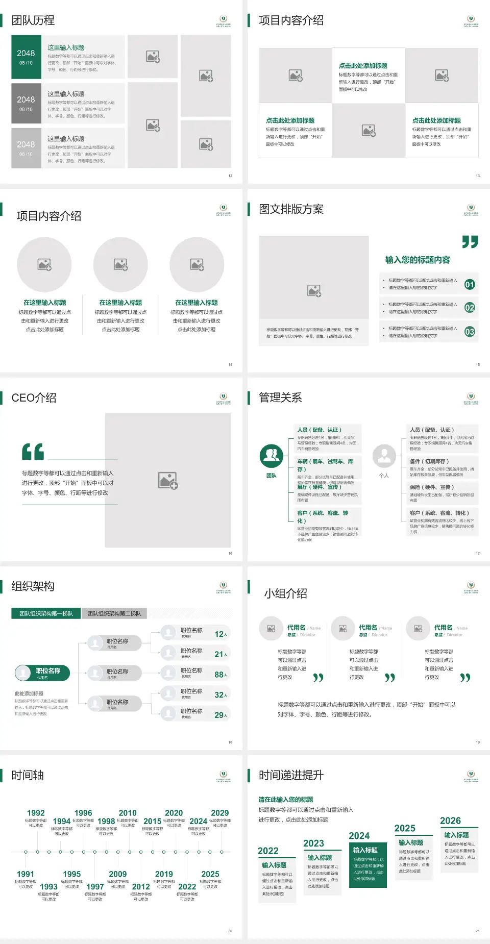 宜昌市中心人民医院江南院区医院管理报告PPT模板4:3格式幻灯片预览图3