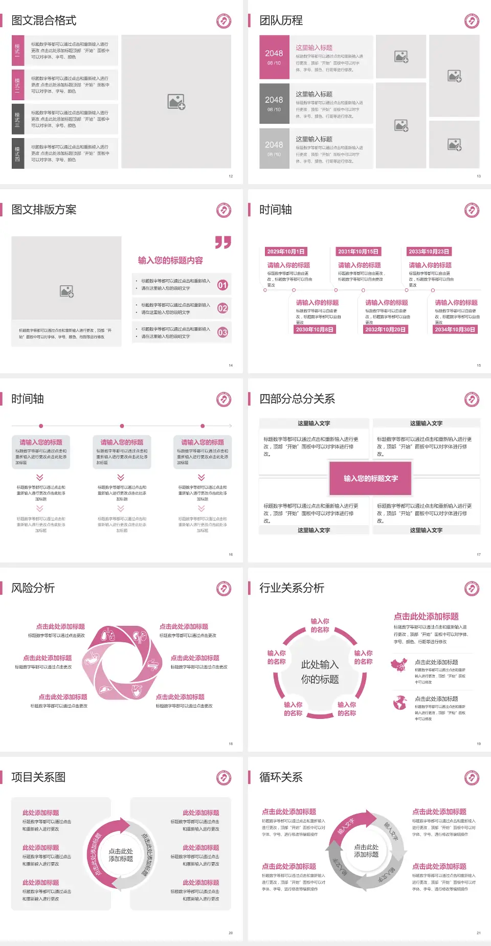 宜昌市妇幼保健院项目申请与汇报PPT模板4:3格式幻灯片预览图3
