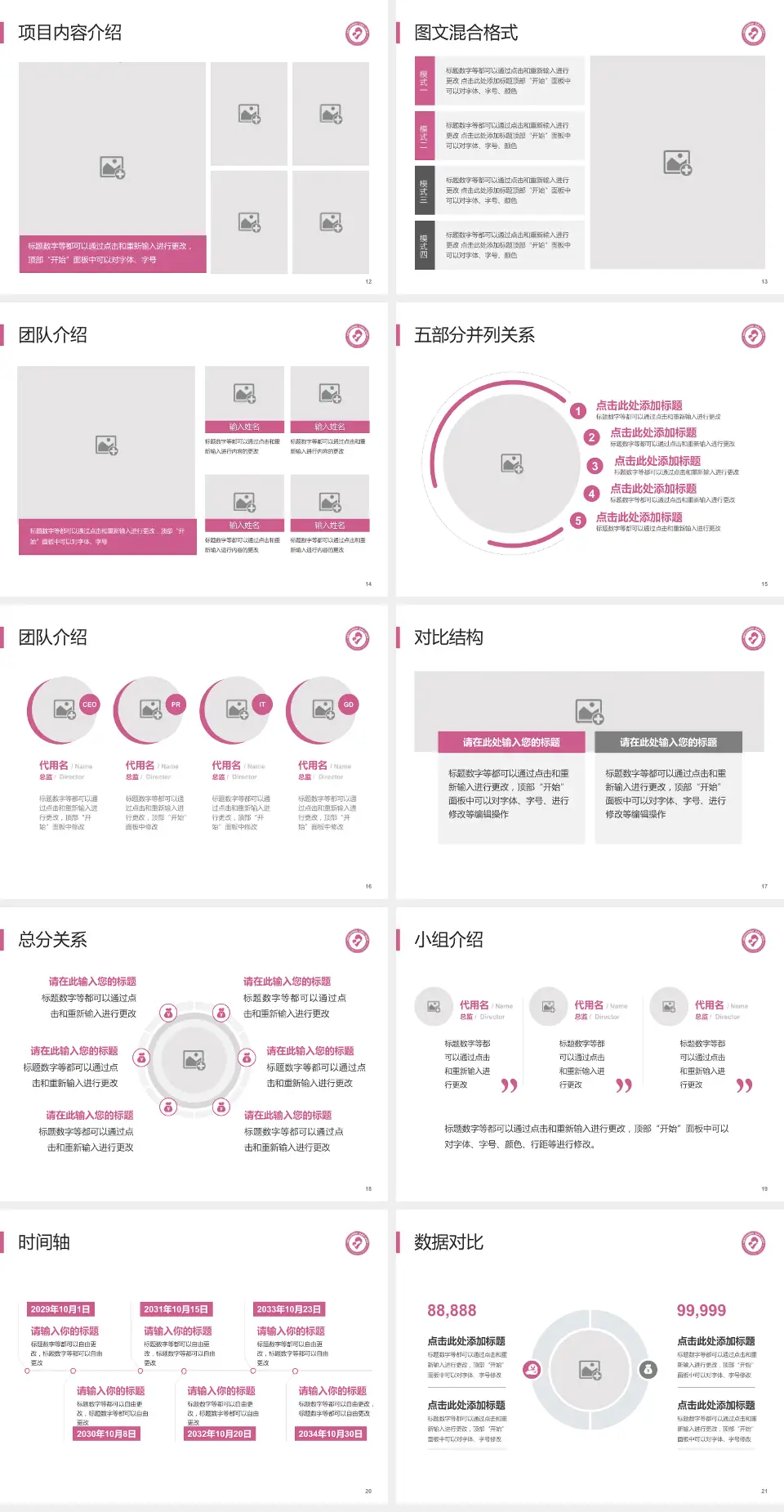 宜昌市妇幼保健院医疗知识普及PPT模板4:3格式幻灯片预览图3