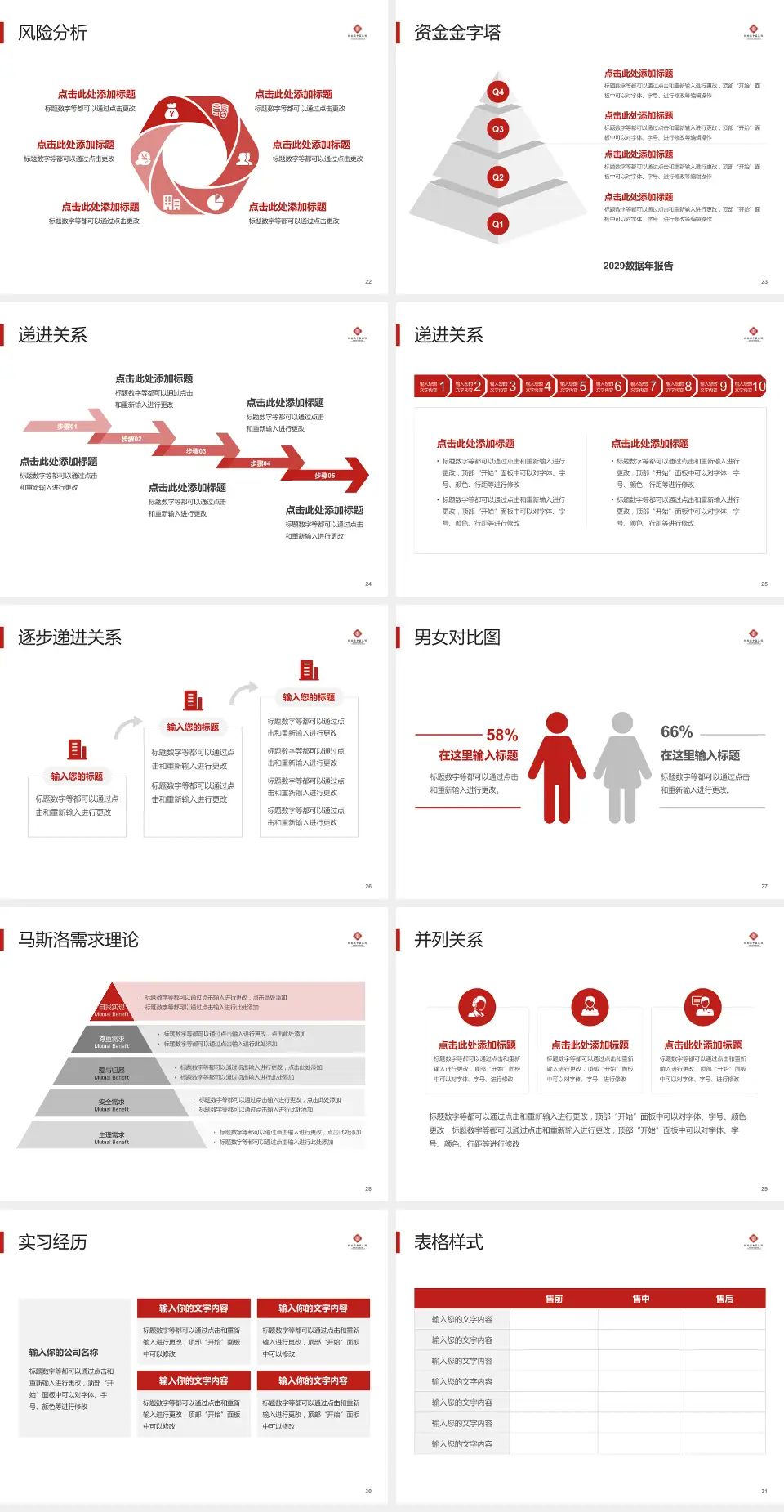 红安县中医医院项目申请与汇报PPT模板4:3格式幻灯片预览图4