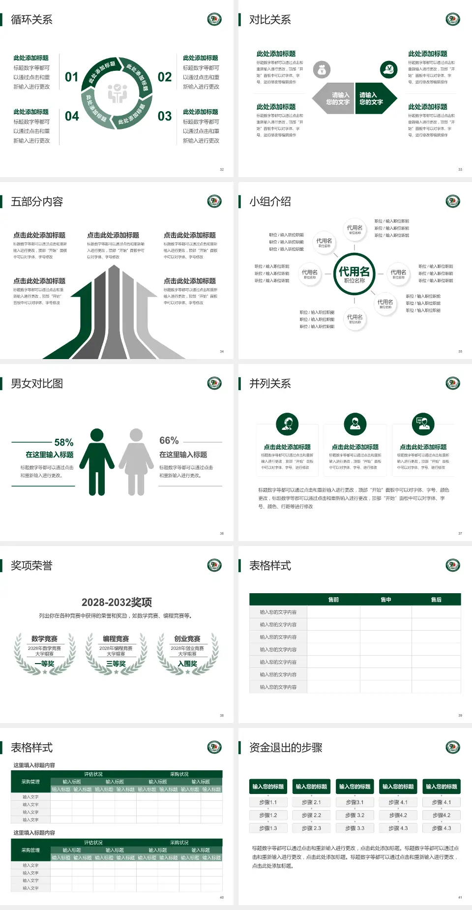联勤保障部队第九九一医院医院简介/日常通用PPT模板4:3格式幻灯片预览图5