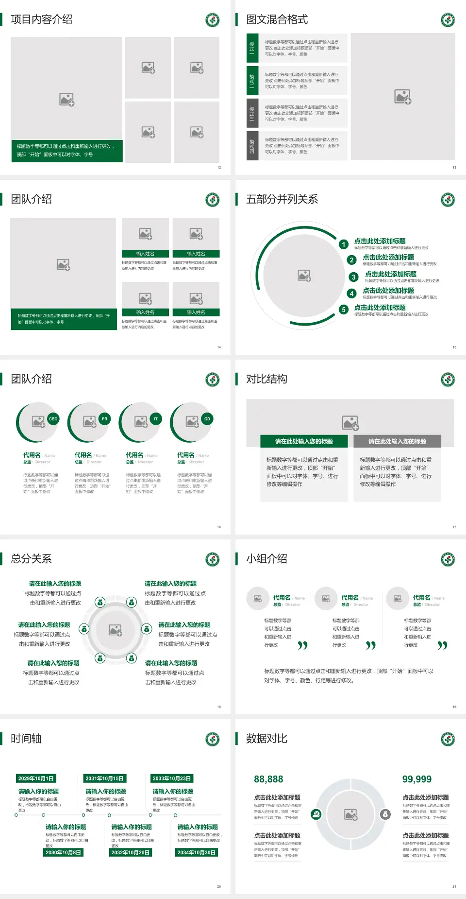 武汉市中心医院杨春湖院区医疗知识普及PPT模板4:3格式幻灯片预览图3