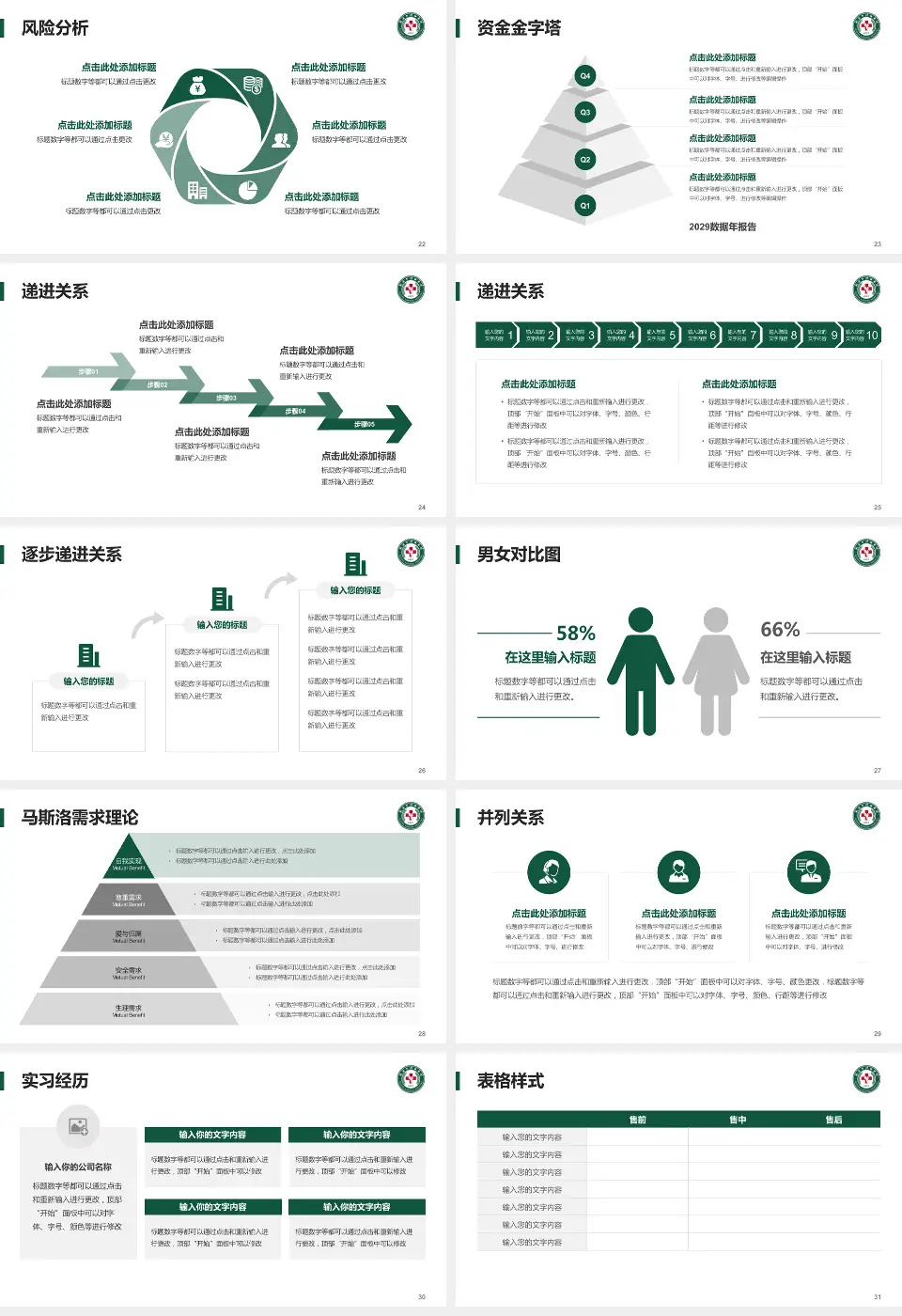 武汉市汉口医院项目申请与汇报PPT模板16:9格式幻灯片预览图4
