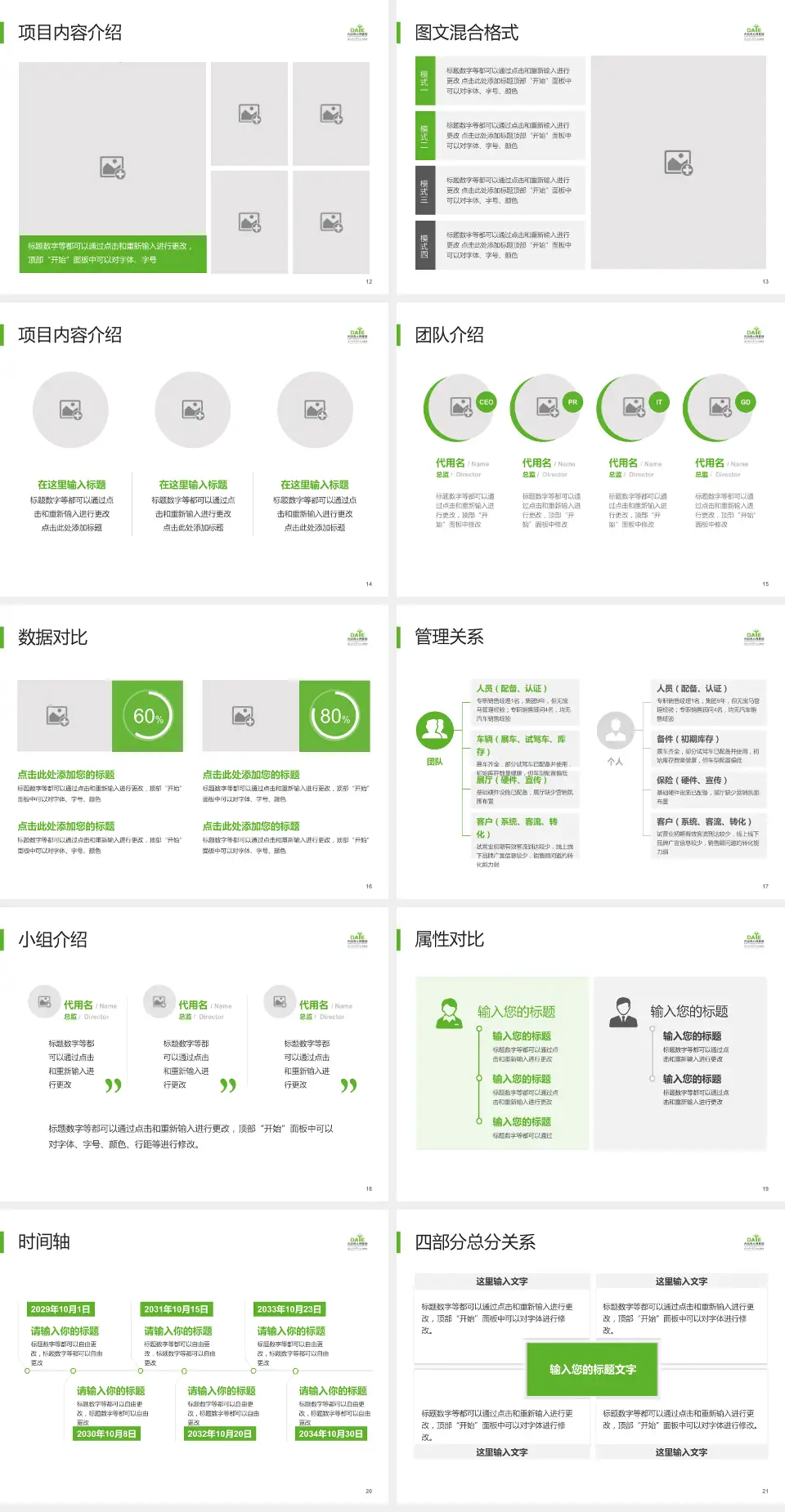 大冶市人民医院科室介绍与推广PPT模板4:3格式幻灯片预览图3