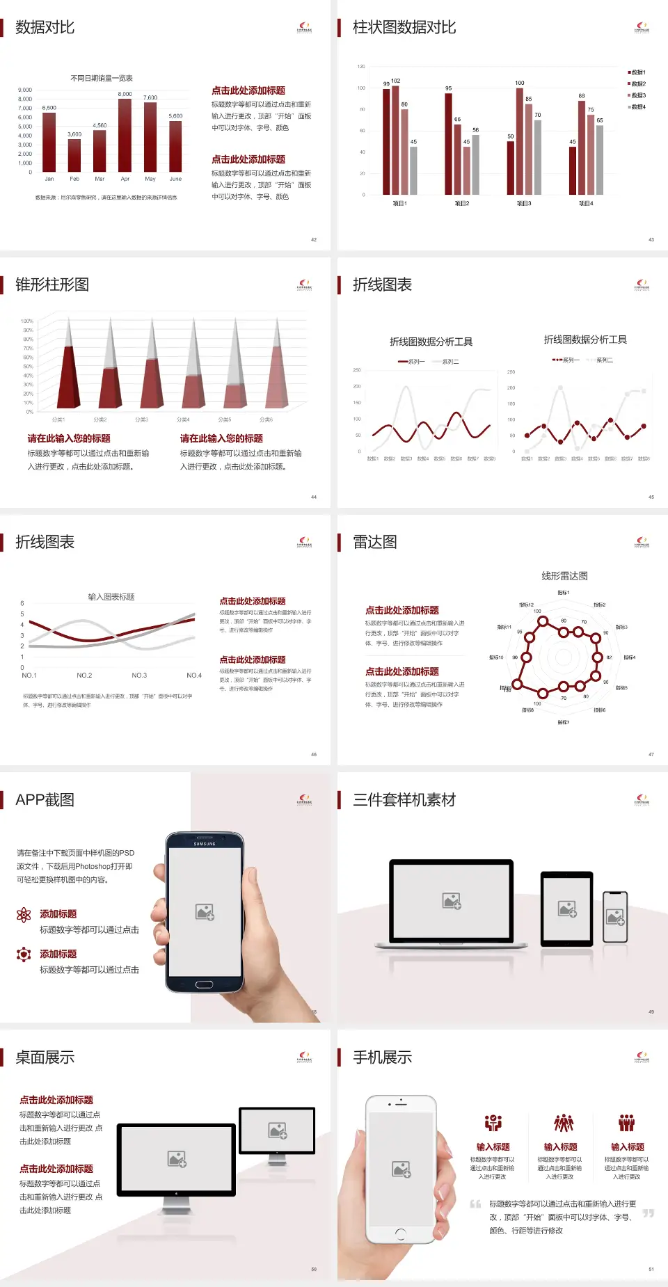 荆州市中医院医院管理报告PPT模板4:3格式幻灯片预览图6