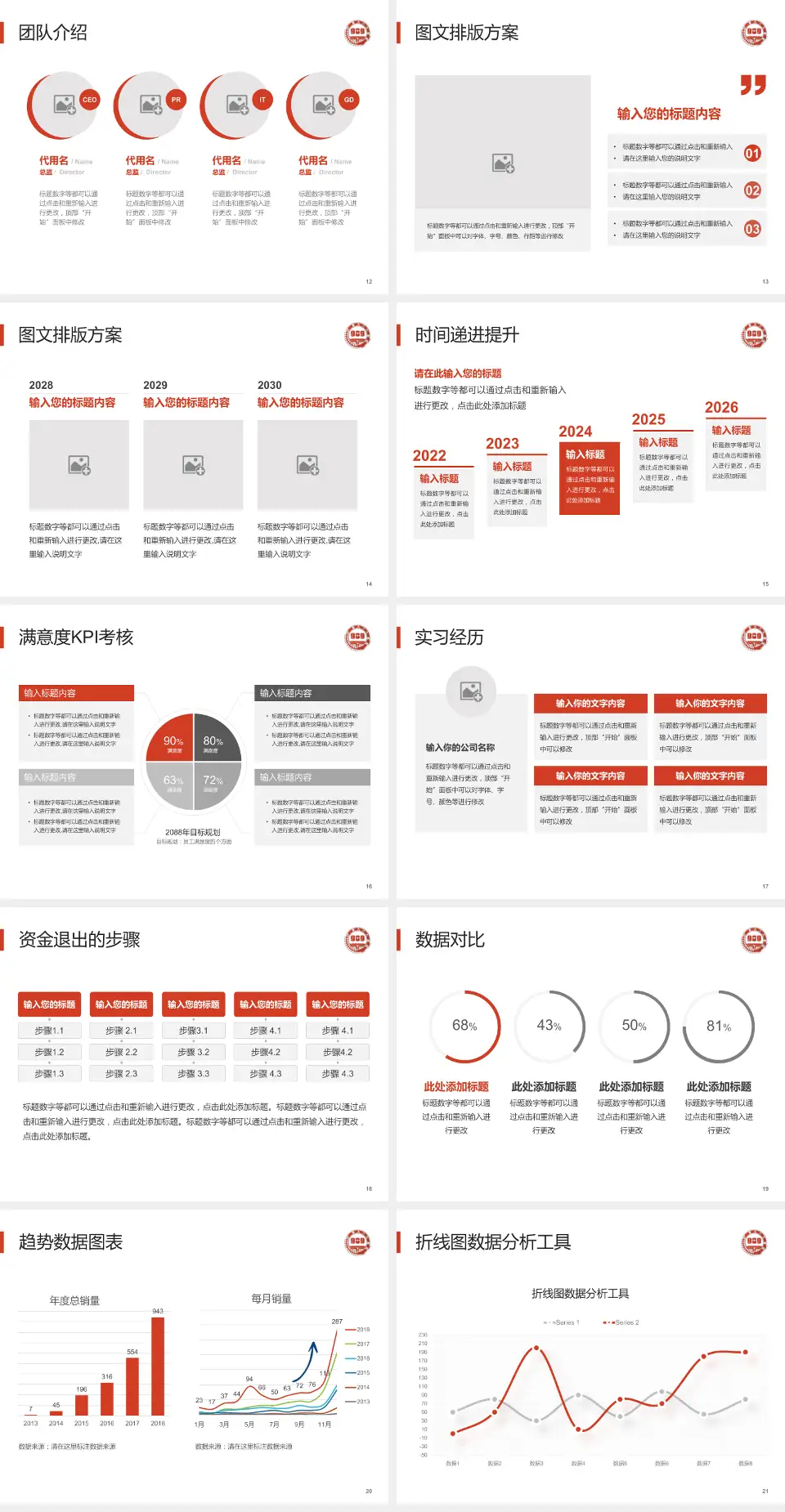 联勤保障部队第九八九医院培训与教育PPT模板4:3格式幻灯片预览图3