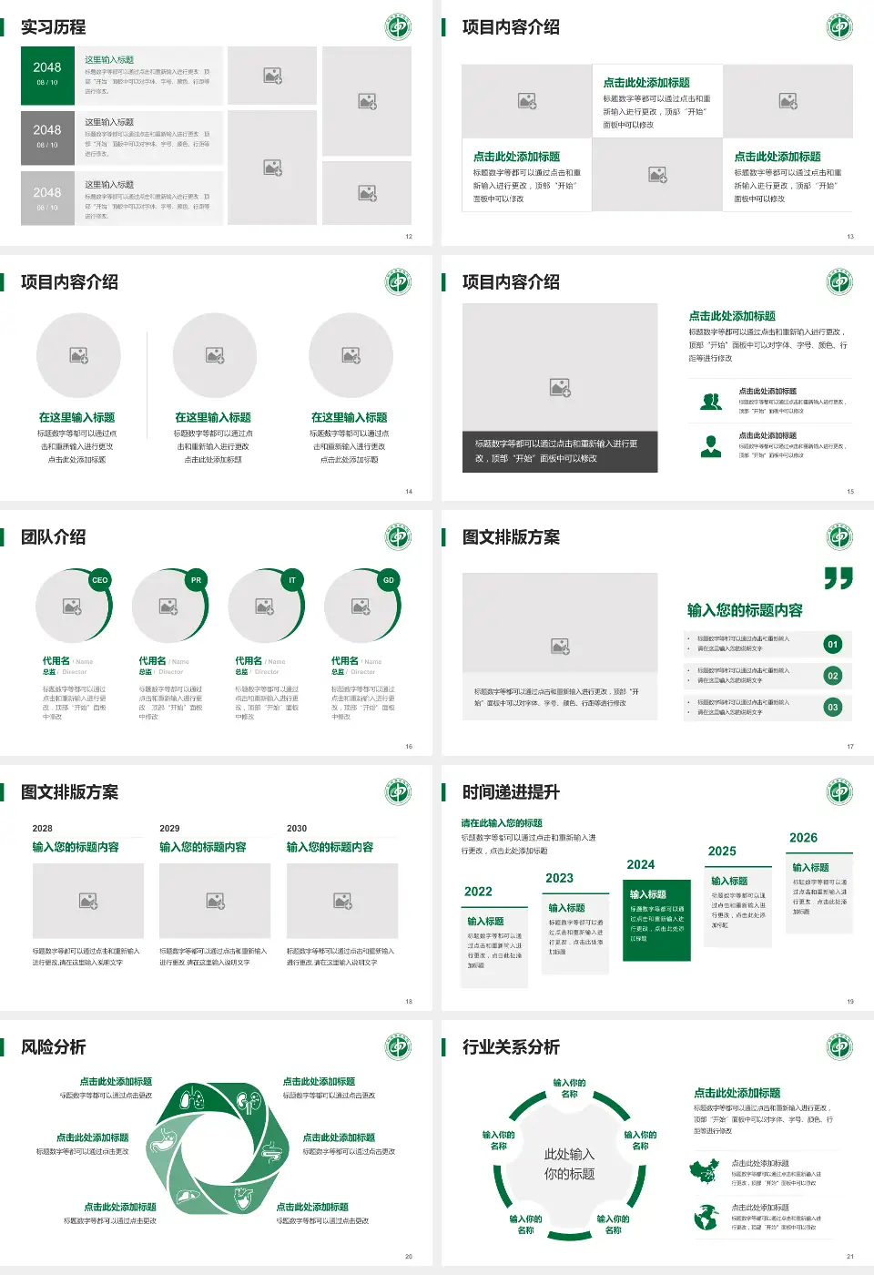郸城县中医院个人求职应聘简历PPT模板16:9格式幻灯片预览图3