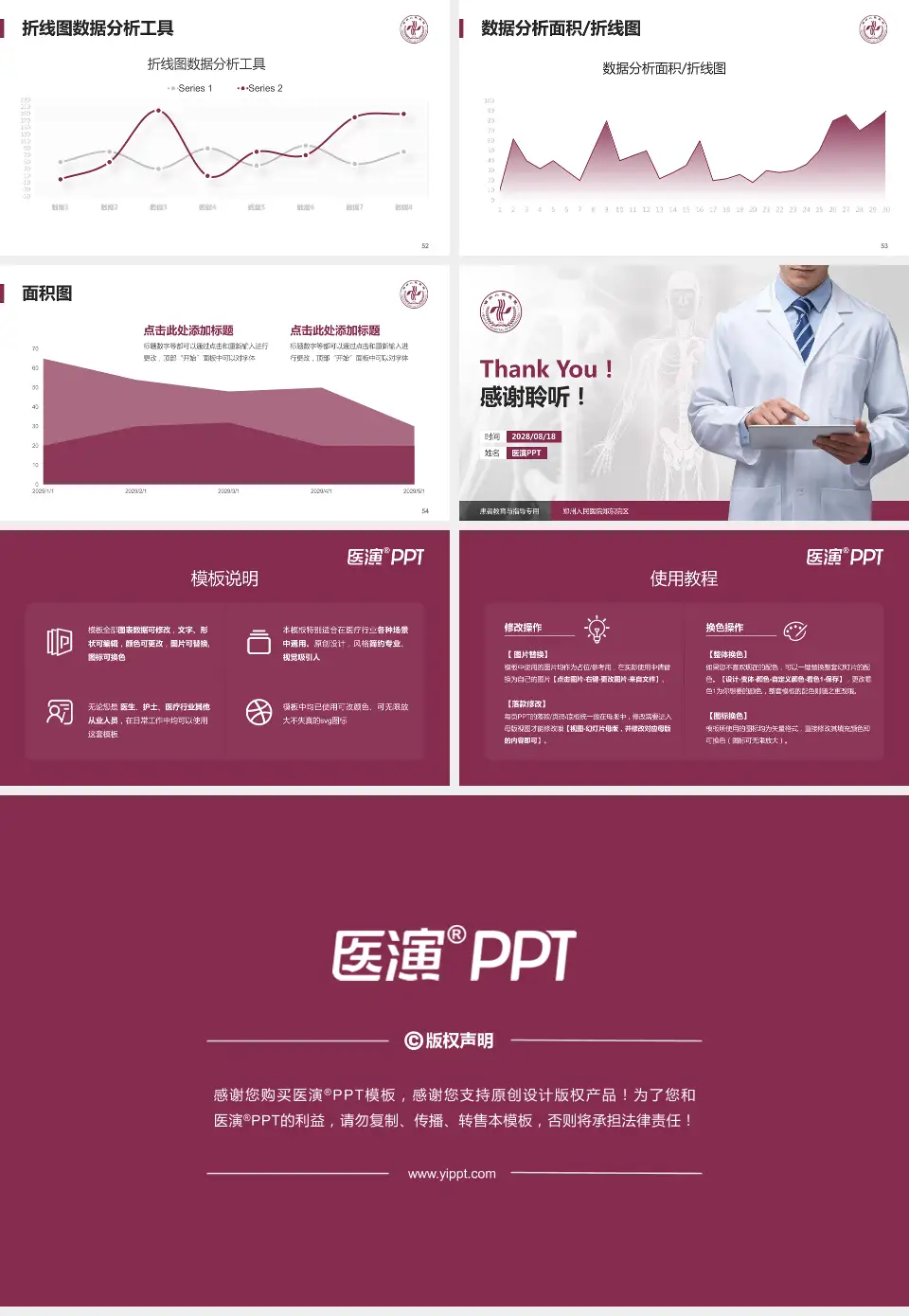 郑州人民医院郑东院区患者教育与指导PPT模板16:9格式幻灯片预览图7