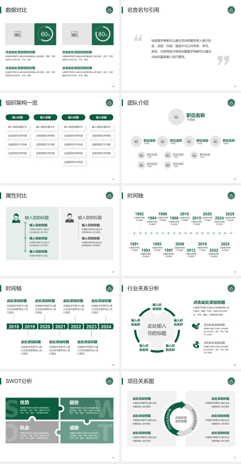 焦作市第二人民医院医院简介/日常通用PPT模板4:3格式幻灯片预览图4