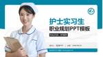 驻马店市中心医院护理专业职业生涯规划PPT模板_幻灯片封面预览图