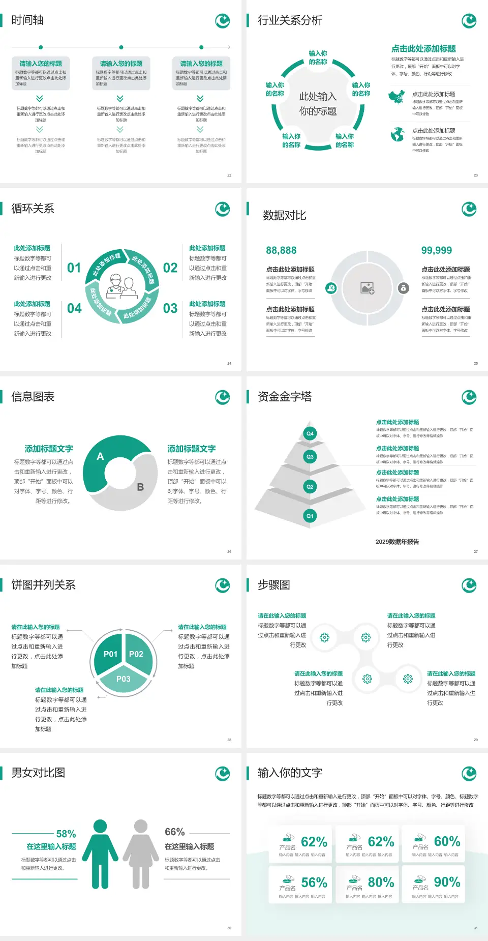 公安县人民医院医院管理报告PPT模板4:3格式幻灯片预览图4