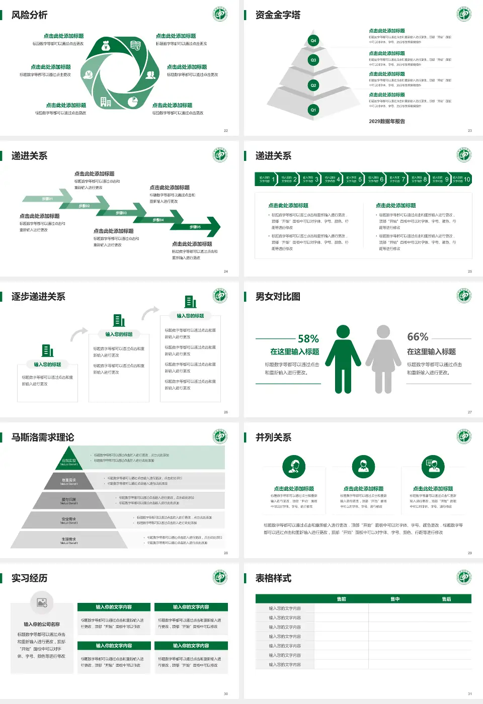 郸城县中医院项目申请与汇报PPT模板16:9格式幻灯片预览图4